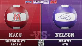MACU vs Nelson - NAIA Women's Volleyball 2026