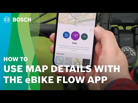 How To | How to use the map details with the eBike Flow app
