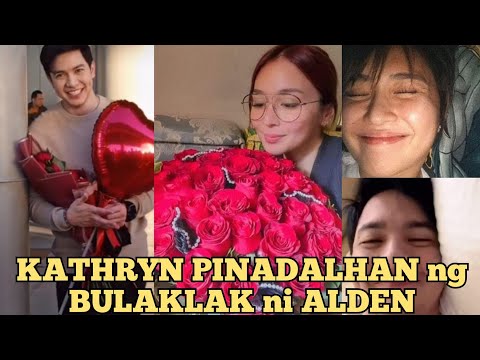 Wow! Alden PINADALHAN si Kathryn ng BULAKLAK • KathDen Latest Update Today