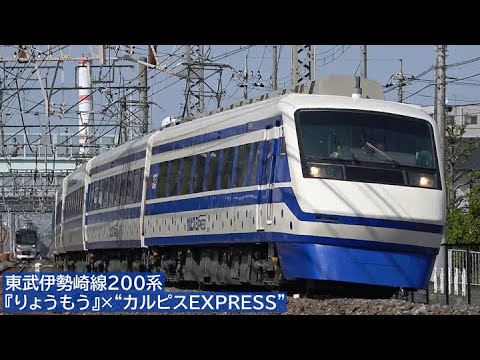 東武伊勢崎線200系『りょうもう』×“カルピスEXPRESS” 2024年4月