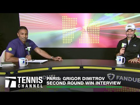 Grigor Dimitrov Feeling Confident After Win over Medvedev | 2023 Paris Second Round Interview