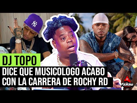 DJ TOPO DICE QUE MUSICOLOGO ACABO CON LA CARRERA DE ROCHY RD CON LA TIRADERA LA PEINETA!!!