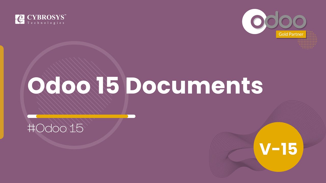 Odoo 15 Documents | Document Management System | How to Manage Your Documents Using Odoo 15 | 21.02.2022

Proper management of documents is very important in any organization. The lack of proper document management will diminish ...