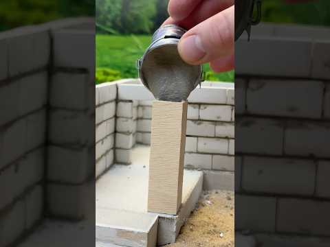 Incredible V-Tiny house made with mini bricks part 1 #miniature #diy