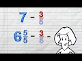 Subtracting Whole Numbers and Mixed Numbers