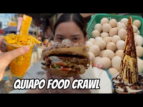 Quiapo Carriedo FILIPINO Street Food Tour! Ang sasarap ng mga pagkain dito!! | NAOMI PENA