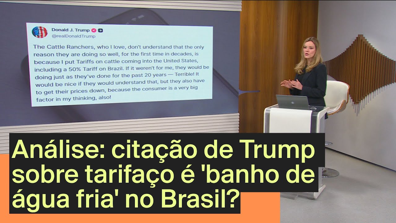 Trump cita tarifaço contra o Brasil às vésperas de possível reunião com Lula