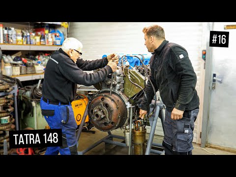 TATRA 148 - RENOVACE | ODBORNÍK KONTROLUJE TĚSNOST A SEŘIZUJE PŘEDVSTŘIK MOTORU | 16.DÍL