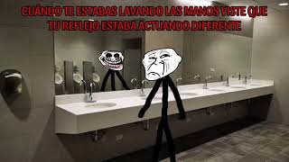 Incidente mi reflejo lo hizo ☠️