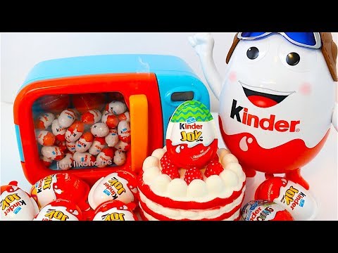 Kinder Man Super Kinder Surprise Eggs Kinder Joy Toys Barbie Kung Fu Panda TMNT