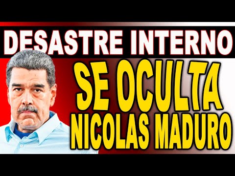 DESASTRE INTERNO NICOLAS MADURO ATERRADO SE OCULTA EN MIRAFLORES DESCONFIA DE TODOS