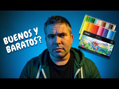 ¿Son estos los mejores lápices baratos para artistas? | Review Ohuhu Halawa + dibujo kawaii