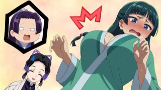 【薬屋のひとりごと×鬼滅の刃MAD】猫猫のπと壬氏の蛙が胡蝶しのぶの秘薬で… #薬屋のひとりごと #鬼滅の刃