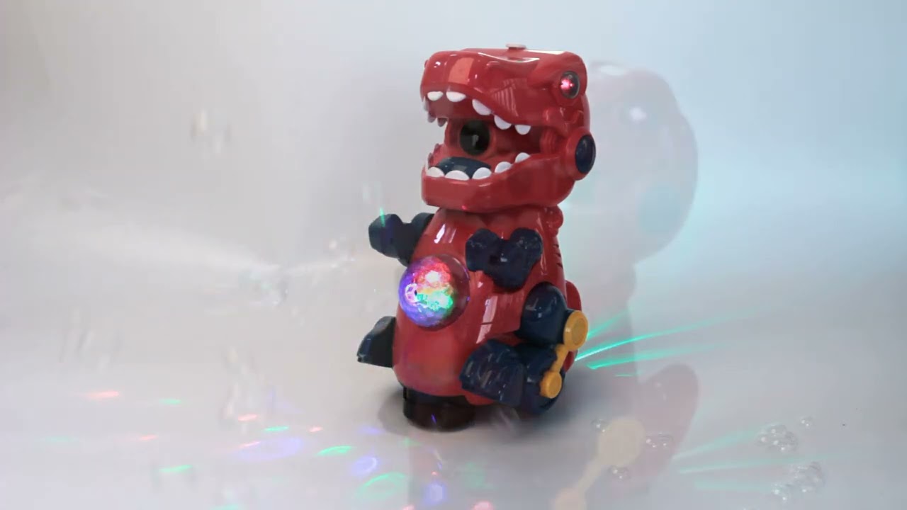 Мыльные пузыри «Дино» музыкальные с подсветкой  - видео