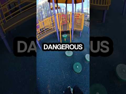 If You Go To The Playground and You See This,Run Away⚠️😨😭#scary