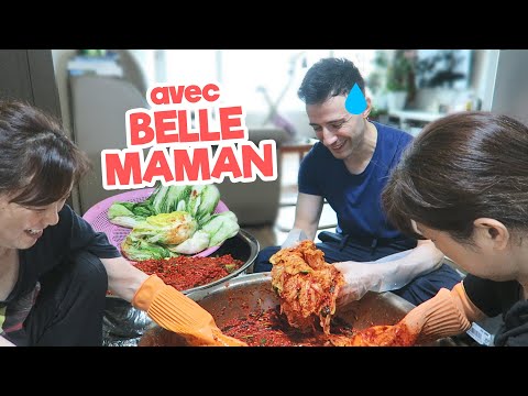 Chez ma belle famille en Corée pour faire le Kimchi !!