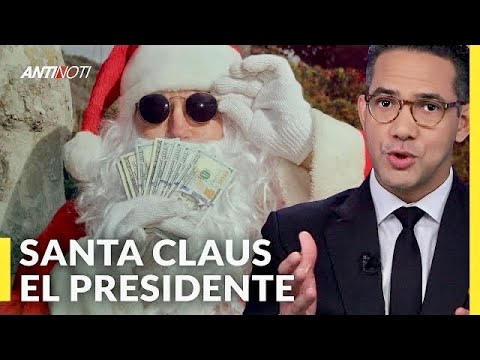 Luis Abinader Llevando Regalos Como Santa Claus [Editorial] | Antinoti