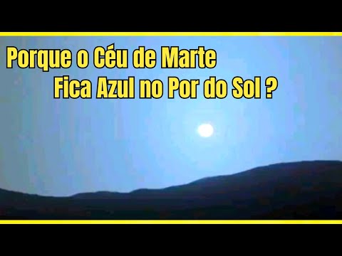 QUAL É A COR DO CÉU DE MARTE?