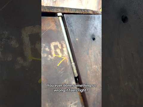 The weld specifications said to bolt the plates together. Repost from @welder.dom(TikTok)#yeswelder