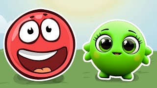 Новый КРАСНЫЙ ШАР, Красныш спасает деревню красных шариков, мультик игра #190