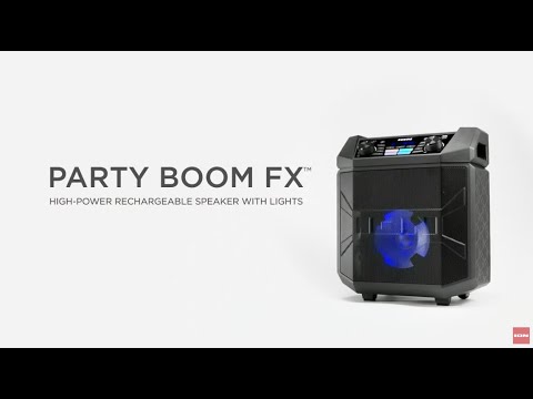 ION Audio Party Boom™ FX -High-power wireless Bluetooth® speaker with FX pads and lighted speaker