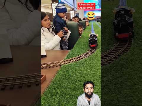 smart gadget small train ? #newsong #train #kids #funny #cutebaby