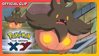Pumpkaboo Evolves! | Pokémon the Series: XY Kalos Quest | Official Clip