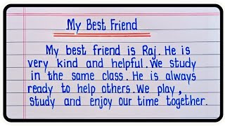 About My Best Friend Essay In English | Essay On My Best Friend In English