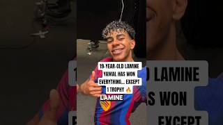 19-YEAR-OLD LAMINE YAMAL HAS WON EVERYTHING.. EXCEPT 1 TROPHY 🔥#LamineYamal #FCBarcelona #UCL #barca