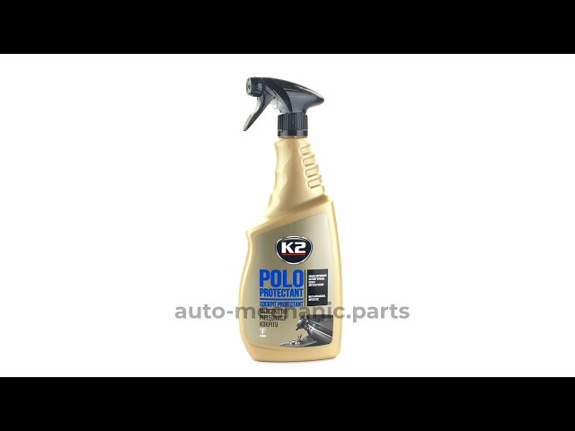 Засіб для чистки пластика (приборної панелі) K2 Polo Protectant Black, 750мл, видео - интернет-магазин Auto-Mechanic