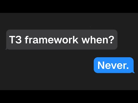 Why I won't build a framework