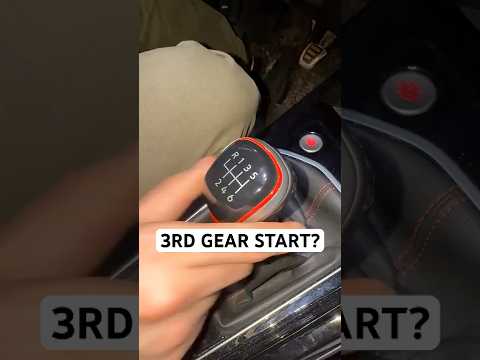 Can you Start a Manual in 3rd? ðĪ #cars #manual