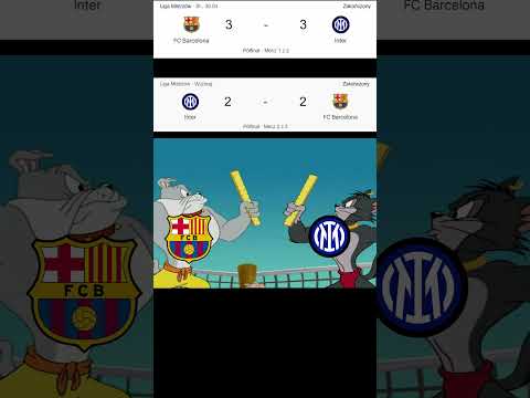 DWUMECZ BARCA INTER W PIGUŁCE #barcelona #intermilan