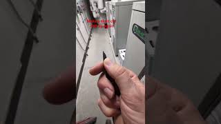 trick on how to pull pitot tube through conduit #hvac
