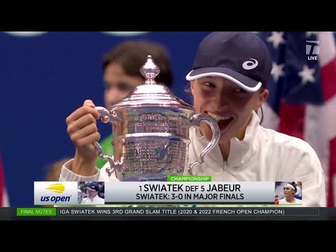 Tennis Channel Live: Iga Swiatek Wins 2022 US Open