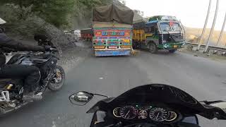 FINAL DAY OF RIDE AND TRUCK DANGEROUS DRIVING