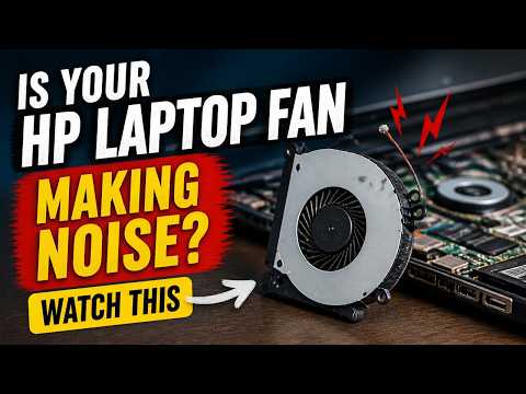 Is Your HP Laptop Fan Making Noise? Watch This