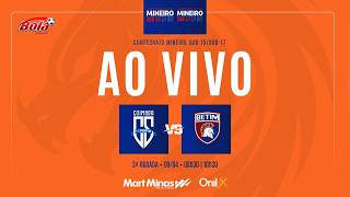 COIMBRA FC PORTO x BETIM – AO VIVO | ESTADUAL 2026 - SUB-15 e 17 - RODADA 3 - PRIMEIRA FASE