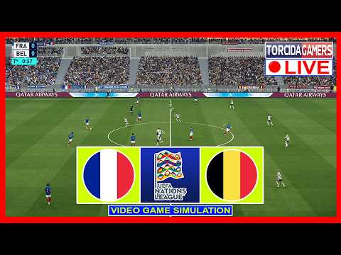 France vs Belgium | UEFA Nations League 2026/27 | eFootball PES 2021 Simulation