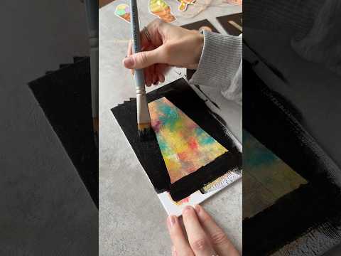 Вау эффект без навыков рисования 🎨 #diy #творчество #artwork #art #drawing
