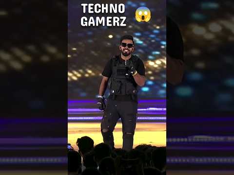 TECHNO GAMERZ PERFORMING AT YOUTUBE FANFEST 2023 EVENT 🤯 #shorts #short
