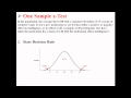 Hypothesis Testing Concepts and Z Scores