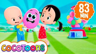 Humpty Dumpty subiu no muro 🎵 e mais musicas infantis de Cleo e Cuquin| Cocotoons Brasil