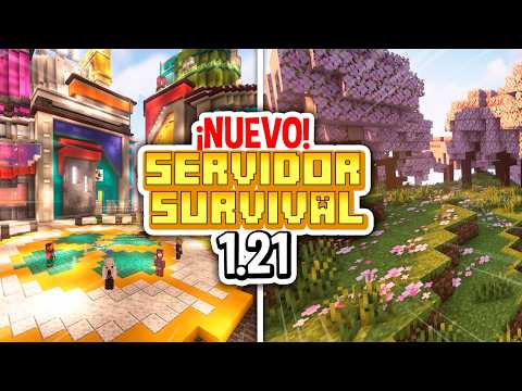 ✨ NUEVO Servidor SURVIVAL VANILLA 1.21.61 (BEDROCK & JAVA) ✅ Minecraft Server SURVIVAL 2025