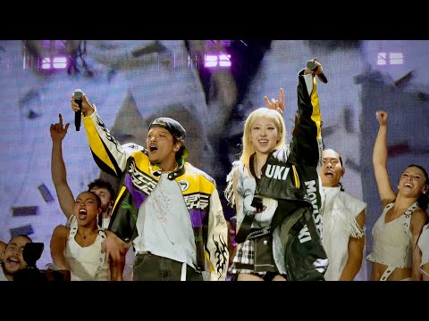 ROS&#201; &amp; BRUNO MARS Surprise &quot;APT&quot; Performance in BLACKPINK DEADLINE World Tour LA! 4K Fancam