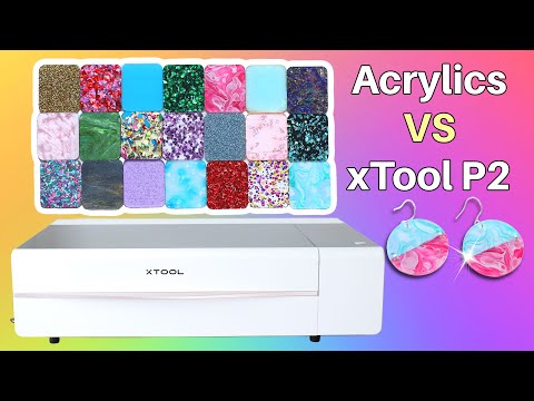 Can This CO2 Laser Cut All These Acrylics? xTool P2 Challenge