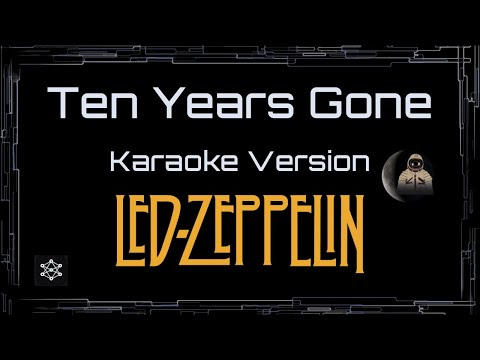 Led Zeppelin • Ten Years Gone (CC Karaoke / Instrumental) [UVR]