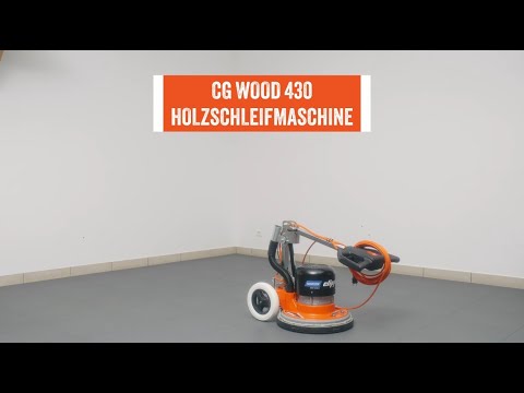Wie bedient man die Holzschleifmaschine CG WOOD 430 von Norton Clipper?