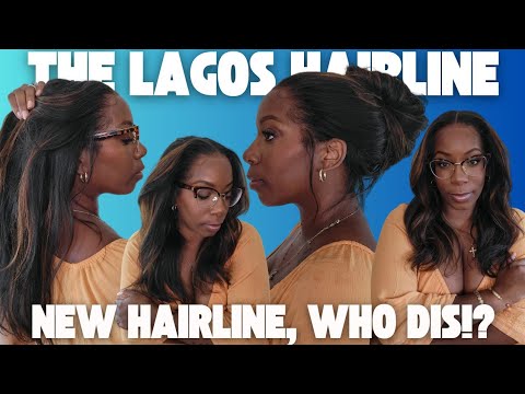 🤯True LAGOS Hairline Wig Install |Grow EDGES in MINUTES! Beginner 360 Lace Wig NO GLUE WowAfrican