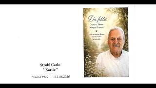 Auferstehungsgottesdienst für Herrn Strobl Karl